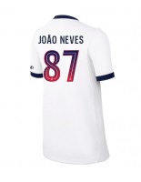 Paris Saint-Germain Joao Neves #87 Venkovní Dres pro Dámské 2026-27 Krátký Rukáv